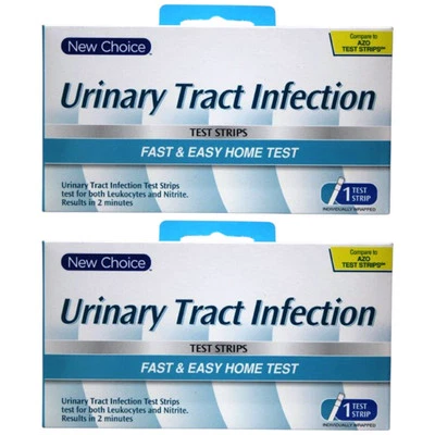 Tira reactiva para infecciones del tracto urinario New Choice, 2 pruebas Foto 1 de 2