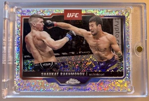 2025 TOPPS CHROME UFC SHAVKAT RAKHMONOV # 125 NUMBERED /250 - Picture 1 of 2