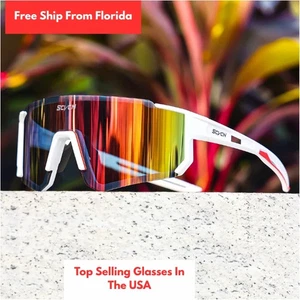 Cycling Sports Sunglasses Bicycle Outdoor Riding UV400 Protection Eyewear - USA - Picture 1 of 10