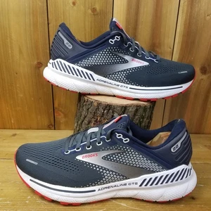 *Read* Brooks Adrenaline GTS 22 Grey Running Trainers Mens UK Size 8 EU 42.5 - Picture 1 of 11