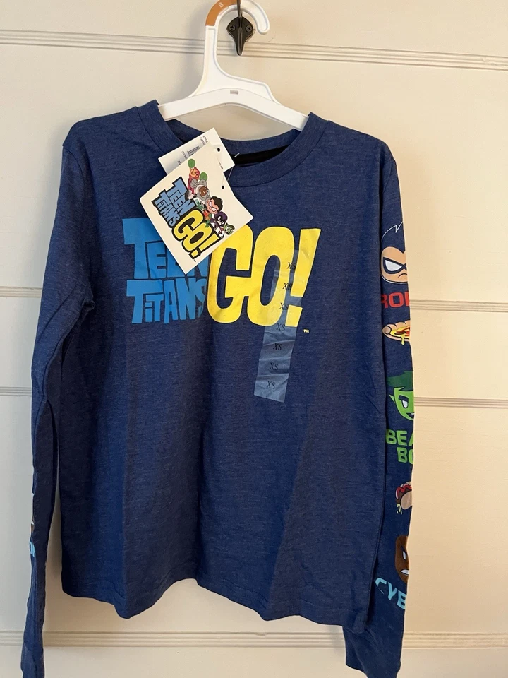 Teen Titans Go Long-Sleeved Shirt Boy’s Extra Small New - Image 1 of 1