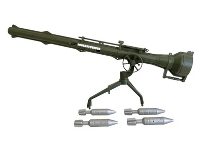 1964 Hasbro GI JOE Jeep 7000 Recoilless Rifle Cannon with Stand Bombs Missiles - Image 1 of 4