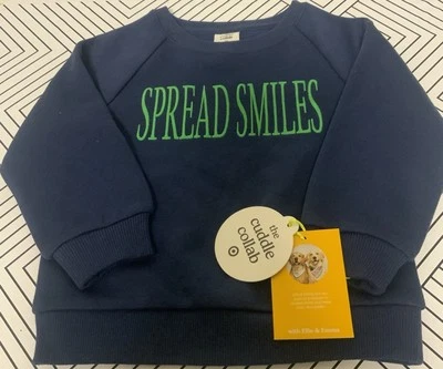 🥥 Sudadera The Cuddle Collab Talla 18M Spread Smiles Niño🆕 Foto 1 de 3
