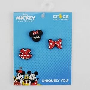 Crocs Charms Jibbitz Minnie Mouse Mickey and Friends 3 Pack - Picture 1 of 3
