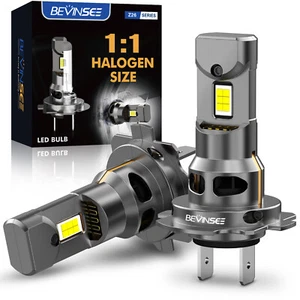 Bevinsee H7 LED Headlight Bulbs Kit Hi/Low Beam Light Lamp 70W 12000LM White CSP - Picture 1 of 11