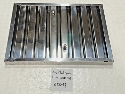 W10351892 Filtro de Grasa KitchenAid KXW8736YSS Campana Talla 16-5/8" x 12-13/16" Z23-17 Foto 1 de 4