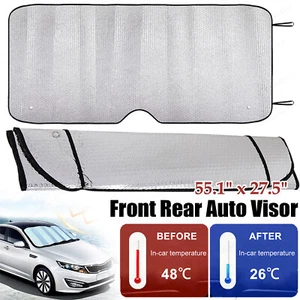 Foldable Car Front Window Windshield Auto Sun Shade Shield Cover Visor UV Block - Bild 1 von 13