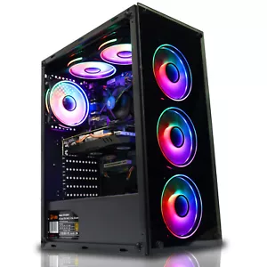 RTX Gaming PC Core i7 6th Gen 32GB DDR4 8GB RTX 4060 1TB SSD - Windows 10 Wi-Fi - Picture 1 of 10