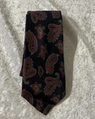 Corbata de seda, cachemira, Alexander Cross Foto 1 de 4