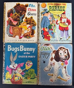 Little Golden Books Bugs Bunny Easter Party/Three Bears/Here Comes The Parade - Picture 1 of 10