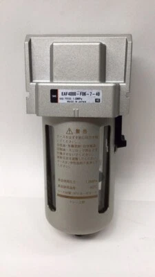 Filtro de aire en línea SMC EAF4000-F06-7-40 3/4" puertos NPT EAF4000F06740 Foto 1 de 4