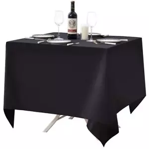 Square Tablecloth for Square or Round Tables 100% Polyester 52x52 Table Cloth... - Picture 1 of 7