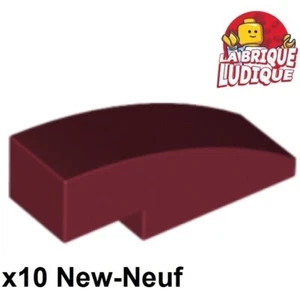 Lego 10x Slope Curved 3x1 Dark Red 50950 New - Picture 1 of 1