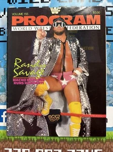 WWF Wrestling Program Magazine Vol. 155 Macho Man Randy Savage 1988 - Picture 1 of 2