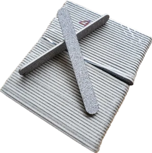 50pc Salon Professional Acrylic Nail File 80/80 Grit Zebra Nail Files 7" #F509 - Picture 1 of 3