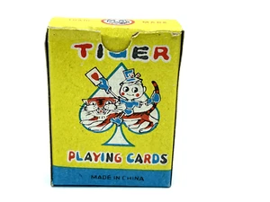 Vintage# CARTE DA GIOCO TIGER PLAYING CARDS NEW OLD STOCK PACK QA - Imagen 1 de 3