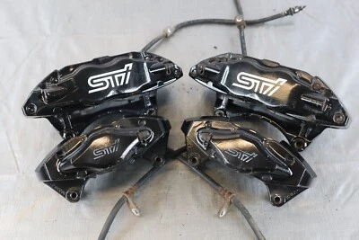 Juego de pinzas de freno Subaru Impreza WRX STI WAGON 2011 OEM BREMBO *ARAÑAZOS* #2560 Foto 1 de 4