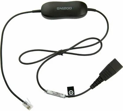 Jabra / GN Netcom GN1200 20" Straight SmartCord for QD HEADSET DIRECT CONNECT - Image 1 of 2