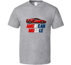 American Muscle C8 Vette 2022 Auto Geschenk T-Shirt - Bild 1 von 3