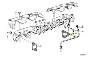 Exhaust gasket for BMW E-12 E-23 E-24 - Picture 1 of 2
