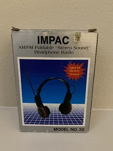 Radio Auriculares Impac Am/Fm Plegable “Sonido Estéreo” - Imagen 1 de 3