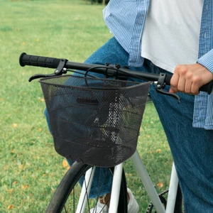 Portable Bike Basket Metal Bicycle Basket Detachable Bicycle Basket Bike - Picture 1 of 12