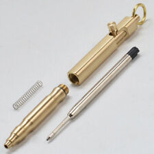 NEW Solid Brass Bolt Action Pen Pocket EDC Signature Ballpoint Office Stationery