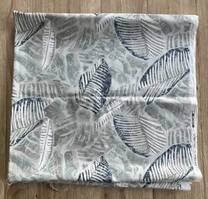 Laurel Wayne for Flames Textiles Fabric 4.9 Yds Sage Green Tropical Palm Leaf - Picture 1 of 4
