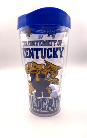 NCAA SEC Team The University of Kentucky Wildcats Tritan 16oz Tumbler BPA Free Cover