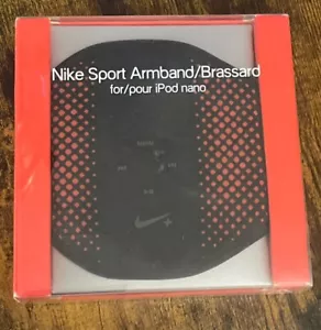 Nike Sport Armband for iPod Nano Black/Red New In Box - Picture 1 of 4