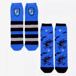 2 Pair Harry Potter House Ravenclaw Cozy Socks, 2 Pair Harry Potter Socks - Picture 1 of 3