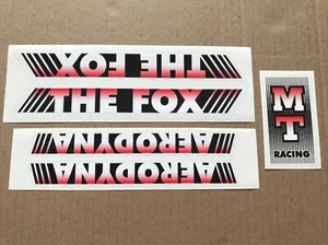 MT Racing The Fox Aufkleber Klar Vinyl - Old School BMX. - Bild 1 von 4