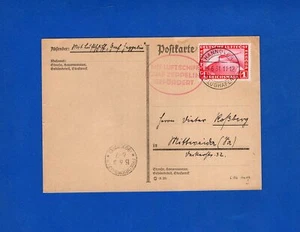 ZEPPELIN, ALEMANIA, 1931, PORTADA, HANNOVER CANCELAR, EN MUY BUEN ESTADO - Imagen 1 de 2