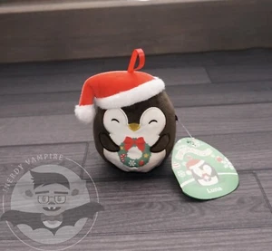 NWT Squishmallow Luna Santa Hat Christmas 2023 Ornament 4” Plush Toy | Official - Picture 1 of 6