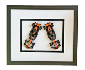 Bburago 1/43 F1 McLaren Norris/Piastri MCL38 Miami GP 2024 in frame #38109 - Picture 1 of 7