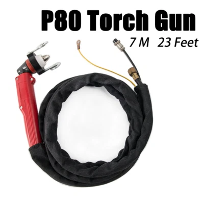 P-80 Plasma Cutter Torch Non-Touch Pilot Arc Elbow Head 7M/23Ft Fit CUT-55P/65P - Image 1 of 4