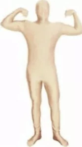 Nude Colored Full body spandex suit by Costume Agent. Std & Plus size - Picture 1 of 6