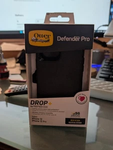 OtterBox Defender Pro Series Case and Holster For iPhone 12/12 Pro-Black - Photo 1 sur 1