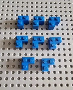 LEGO Ecke Eckstein Winkel Baustein Basic Basis 8 Stück Blau Blue Brick 2357 R1 - Bild 1 von 1