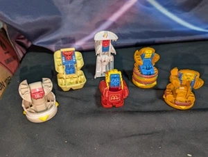 JUEGO COMPLETO DE 6 JUGUETES ROBOT DE ALIMENTOS INTERCAMBIABLES 1ª Serie McDONALD’S 1987 - Imagen 1 de 6