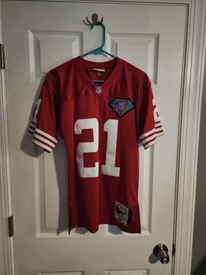 100% 正品 Mitchell & Ness 1994 Deion Sanders 49ers 球衣 尺寸 36 S  — 第 1/4 张图片
