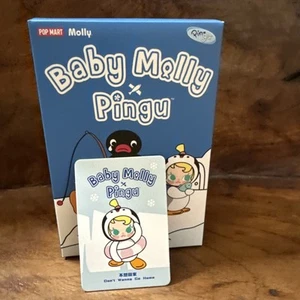 Pop Mart BABY MOLLY x Pingu Happy Fishing Plüsch Anhänger 🐧 Don’t Wanna Go Home - Bild 1 von 4
