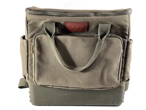 Bogg Canvas Travel Backpack Bag Zip – Olive You Green - Picture 1 of 20