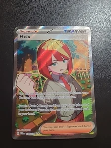 Mela - 140/131 - Pokemon Prismatic Evolutions Full Art Trainer Ultra Rare NM - Picture 1 of 2