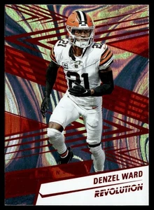 2025 Panini Revolution Red Swirl Denzel Ward Cleveland Browns #166 - Picture 1 of 2