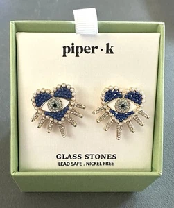 Piper K Evil Eye Ohrstecker - Bild 1 von 7