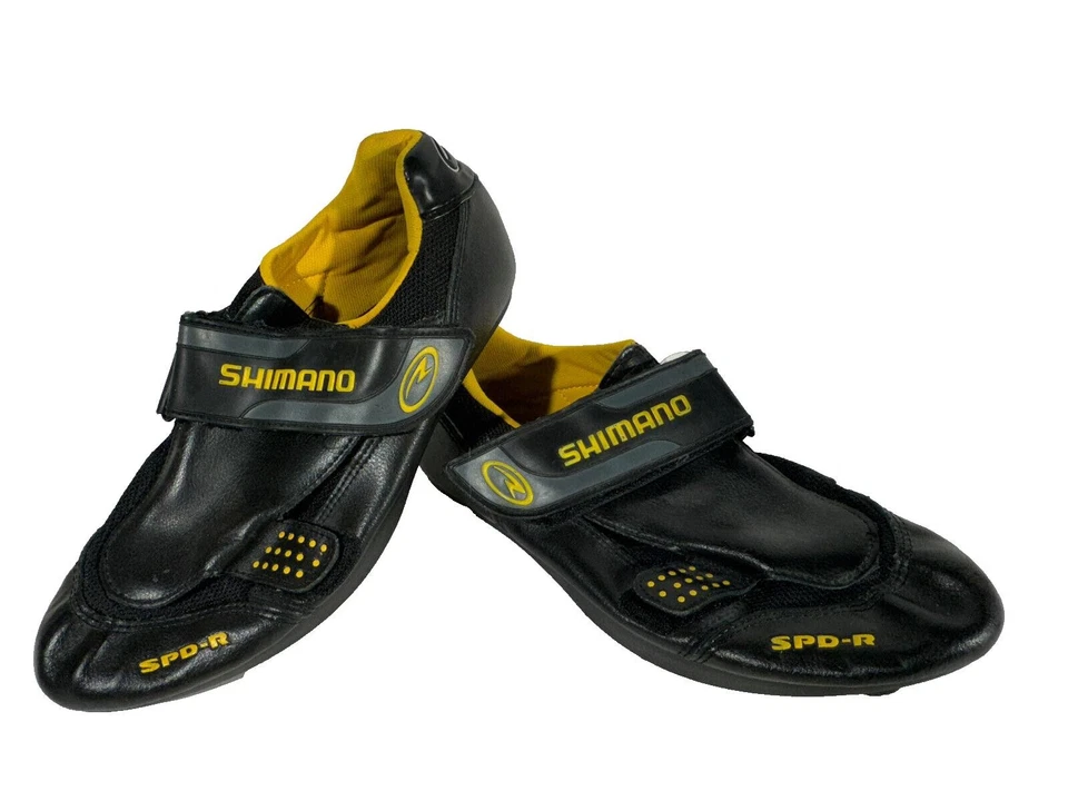 SHIMANO R072 Vintage Cycling Road Shoes EU44 US10 UK9 Mondo 275 mm cs632 - Image 1 of 4