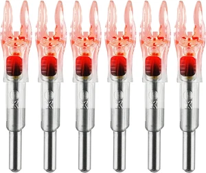6 PIEZAS X Leves Iluminadas para Flechas con .204 .233 .244 .246 Diámetro Interior con H, - Imagen 1 de 12