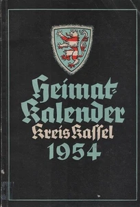 Heimatkalender Kreis Kassel. 1954. 5. Jahrgang. Herausgegeben vom Lehrer- Arbeit - Picture 1 of 1
