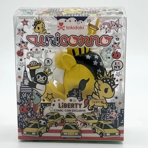 Tokidoki Unicorno Liberty Mini Figur New York Comic Con 2017 NYCC Brandneu - Bild 1 von 2